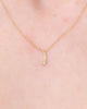 Diamond Initial "J" Necklace 14k Yellow Gold Necklaces Princess Bride Diamonds 