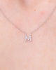 Diamond Initial "M" Necklace 14k White Gold Necklaces Princess Bride Diamonds 