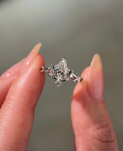 Diamond Lotus Ring - PBD Engagement Rings
