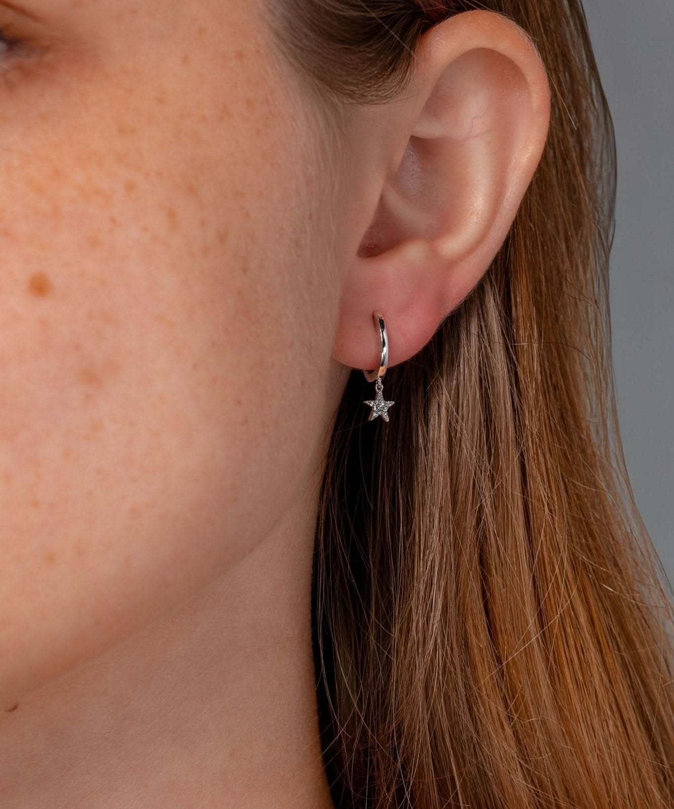 Diamond Star Dangles - PBD Earrings