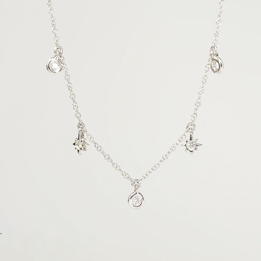 Diamond Star Drip Necklace Necklaces Princess Bride Diamonds 