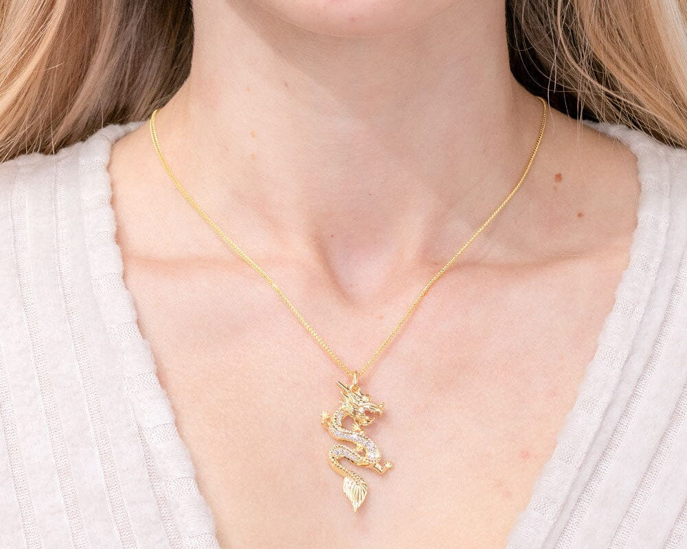 Diamond Year of the Dragon Pendant Necklaces Princess Bride Diamonds 