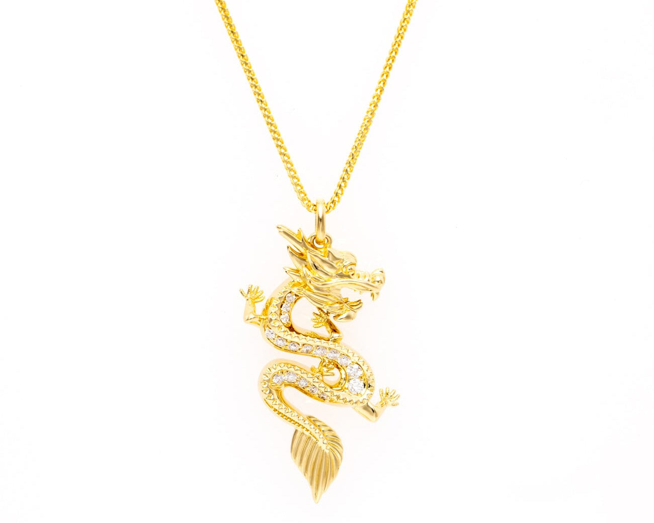 Diamond Year of the Dragon Pendant Necklaces Princess Bride Diamonds 