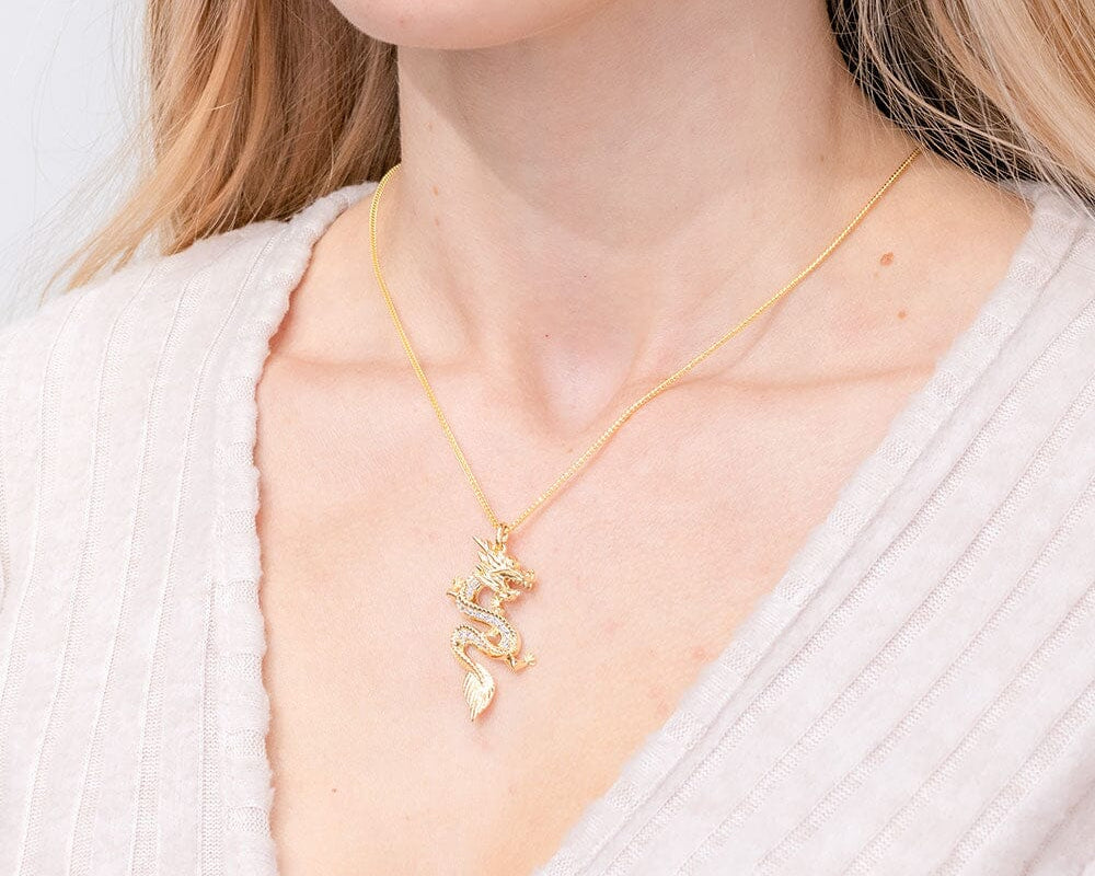 Diamond Year of the Dragon Pendant Necklaces Princess Bride Diamonds 