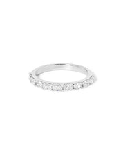 Double Prong East West Radiant Floating Diamond Ring - PBD Rings