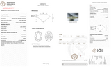2.05 Carat F-VVS2 Oval Lab Grown Diamond - IGI (#128338)