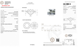 5.03 Carat D-VVS2 Round Lab Grown Diamond - IGI (#127949)