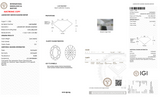 2.54 Carat F-VS1 Oval Lab Grown Diamond - IGI (#128337)