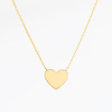 Engravable High Polish Heart Necklace Necklaces Princess Bride Diamonds 