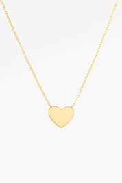 Engravable High Polish Heart Necklace Necklaces Princess Bride Diamonds 