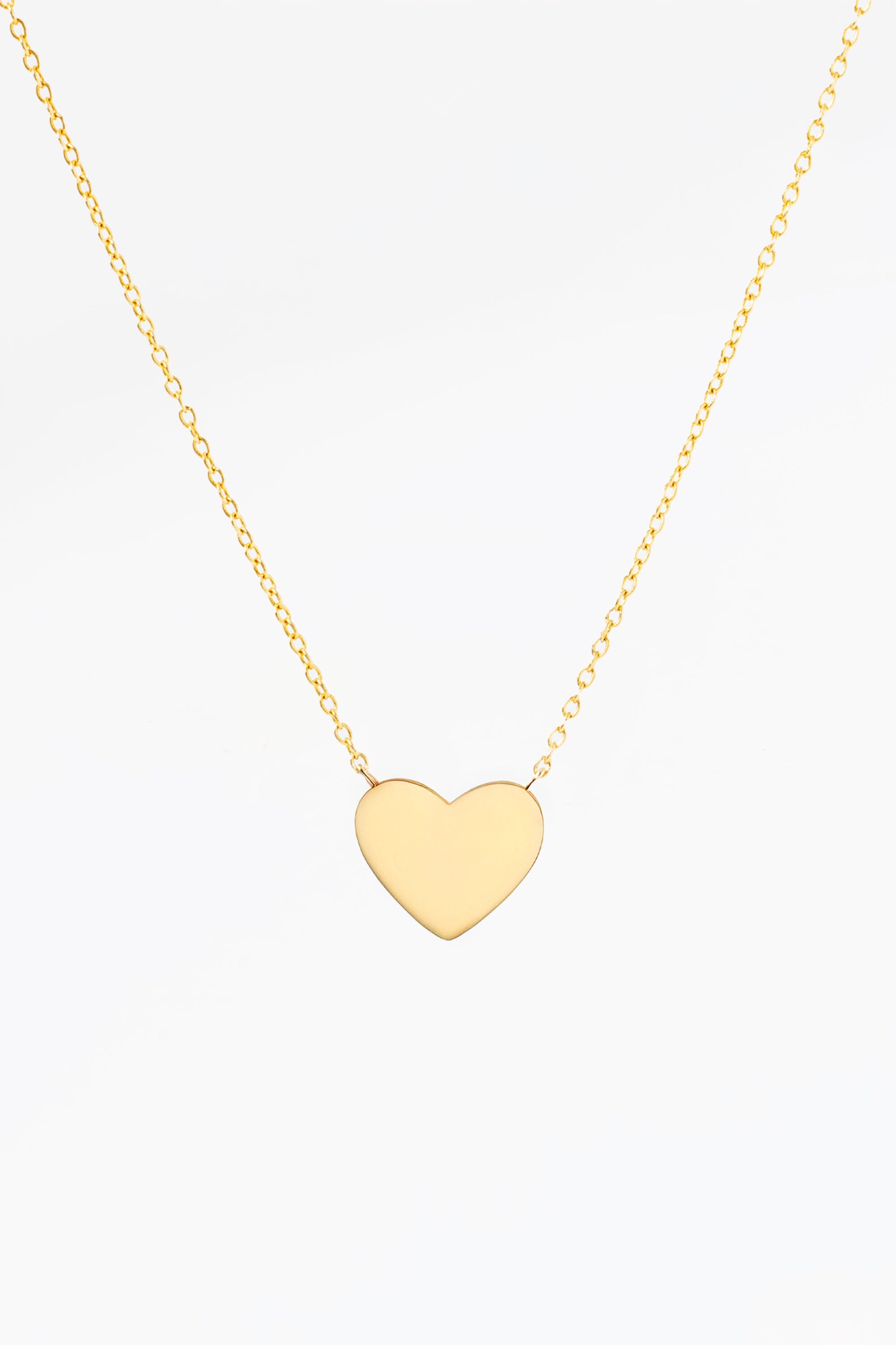 Engravable High Polish Heart Necklace Necklaces Princess Bride Diamonds 