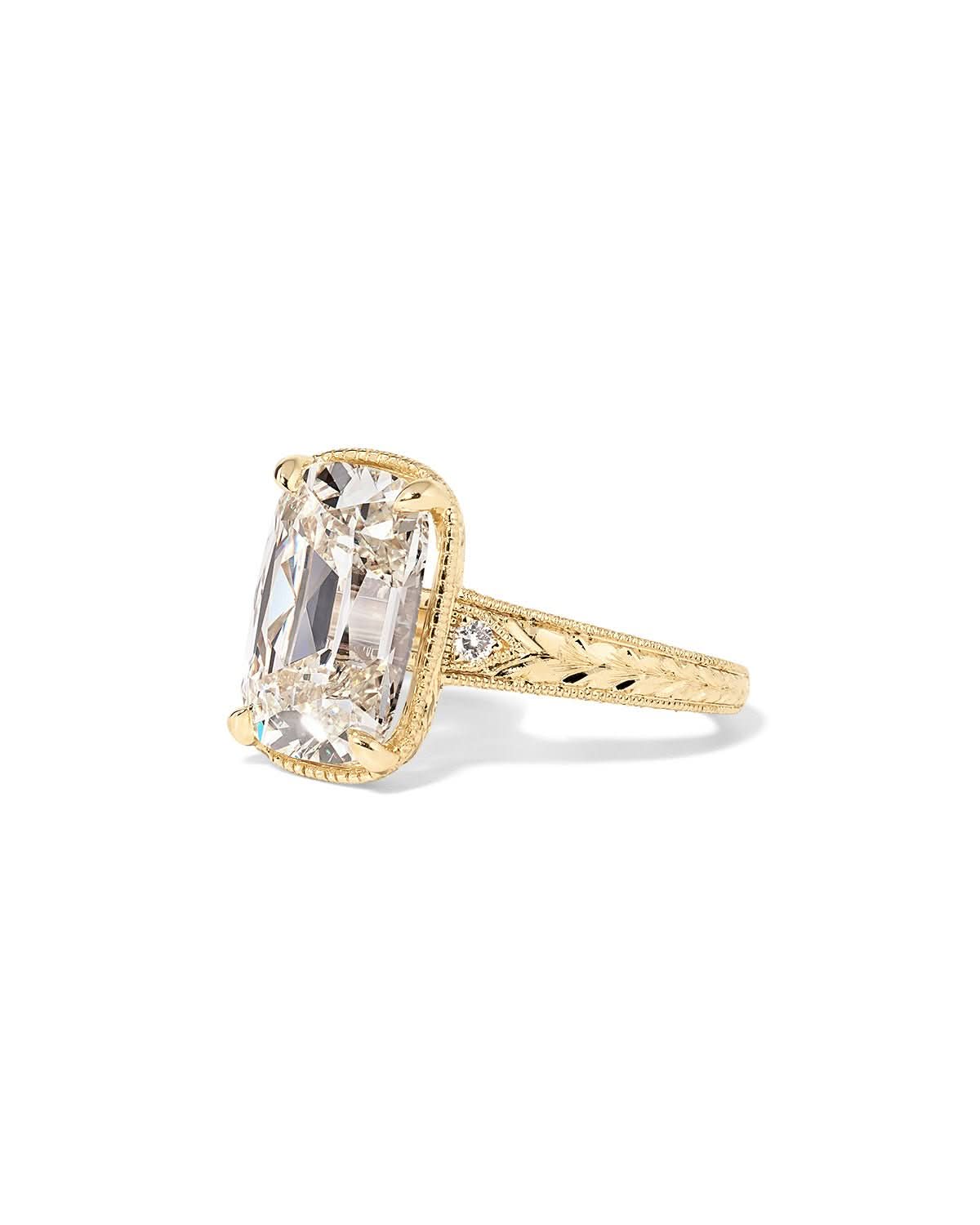 Evelyn Old - Mine Cushion - PBD Engagement Rings