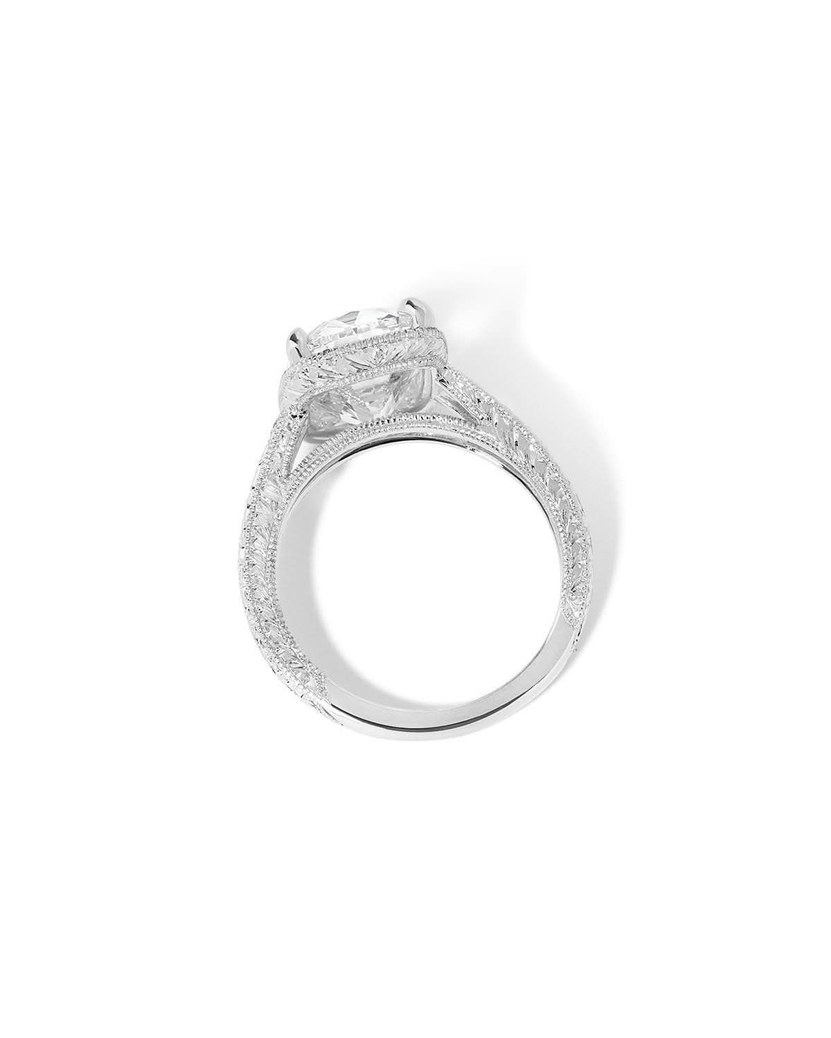 Evelyn Old - Mine Cushion - PBD Engagement Rings