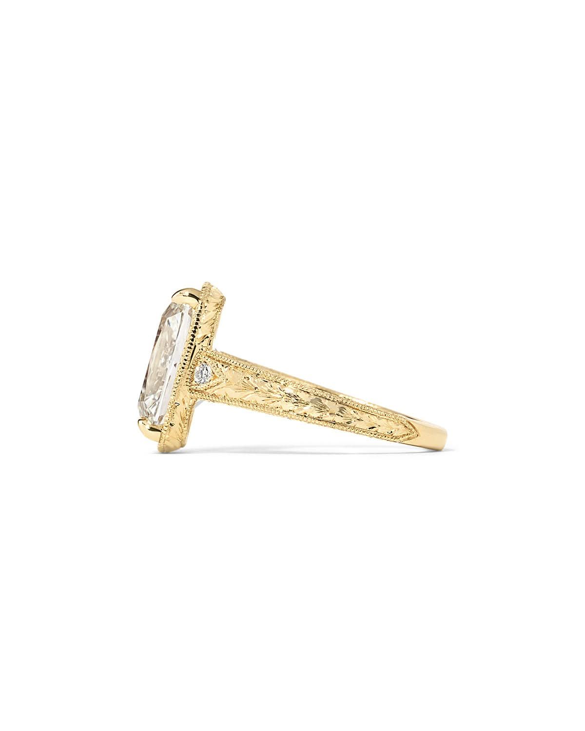 Evelyn Old - Mine Cushion - PBD Engagement Rings