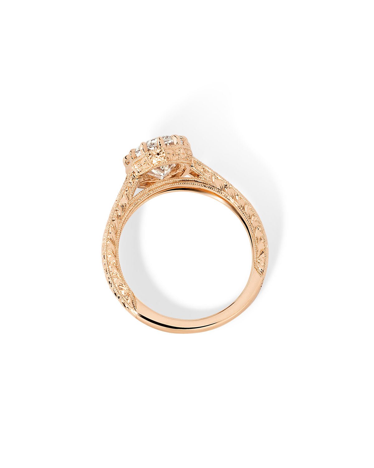 Evelyn Step Cut Oval - PBD Engagement Rings