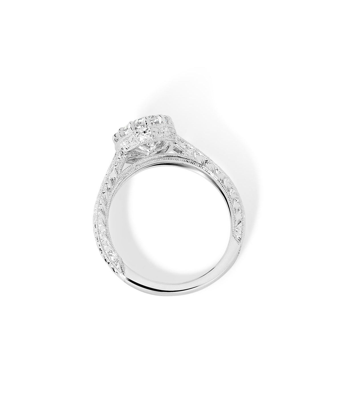 Evelyn Step Cut Oval - PBD Engagement Rings