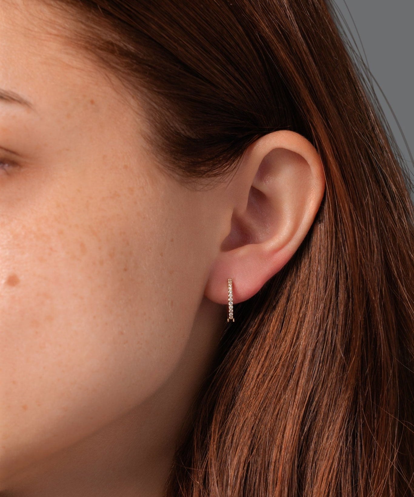 Extra - Fine 13mm Pavé Hoops Yellow Gold - PBD Earrings