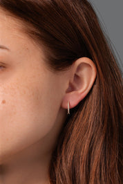 Extra - Fine 13mm Pavé Hoops Yellow Gold - PBD Earrings