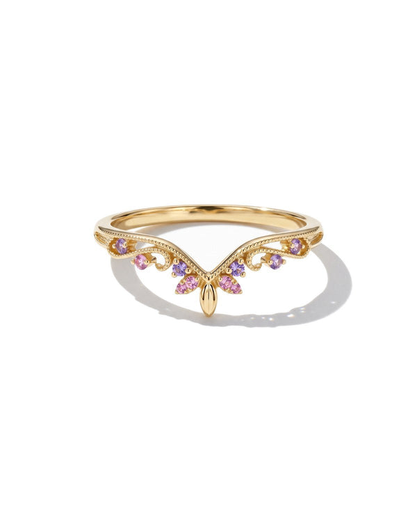 Fairy Blossom Band | Pink & Purple Sapphire