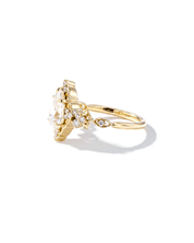 Fairy Blossom Pear Engraved Ring