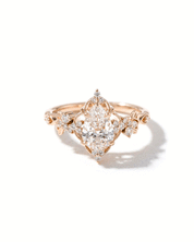 Fairy Blossom Pear Engraved Ring