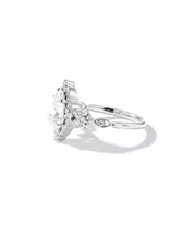 Fairy Blossom Pear Engraved Ring