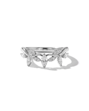 Fairy Tiara Band | 50% Eternity | 14K White Gold