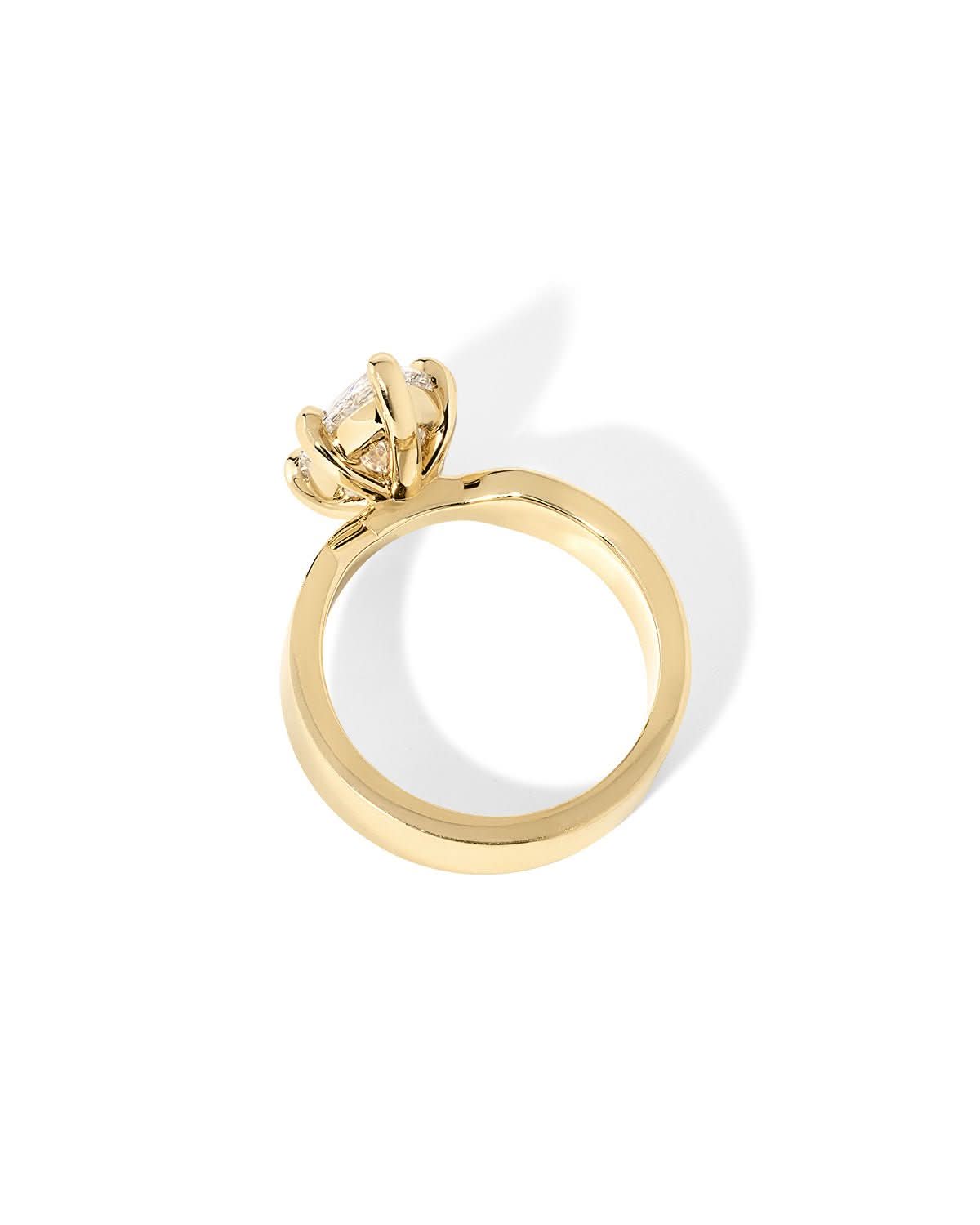 Flat Taper Marquise Ring - PBD Engagement Rings
