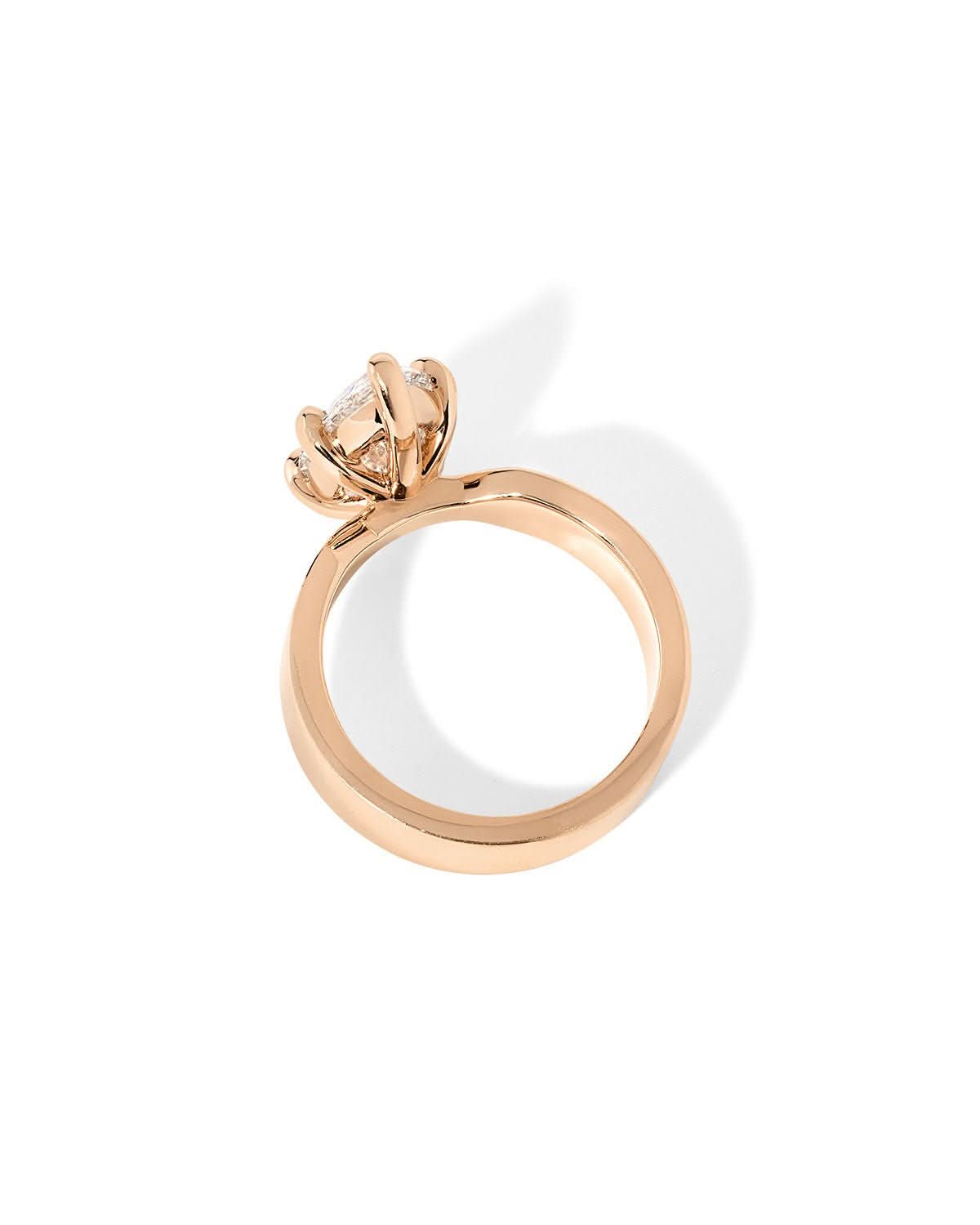 Flat Taper Marquise Ring - PBD Engagement Rings