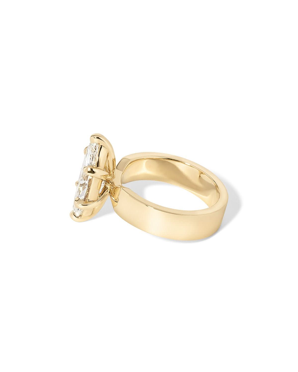 Flat Taper Marquise Ring - PBD Engagement Rings