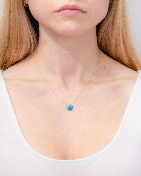 ★PEARLY MORE★ Two Coin Drop Necklace 2 colors 2 Stone Custom Birthstone Heart Drop Pendant – Mill Rock East