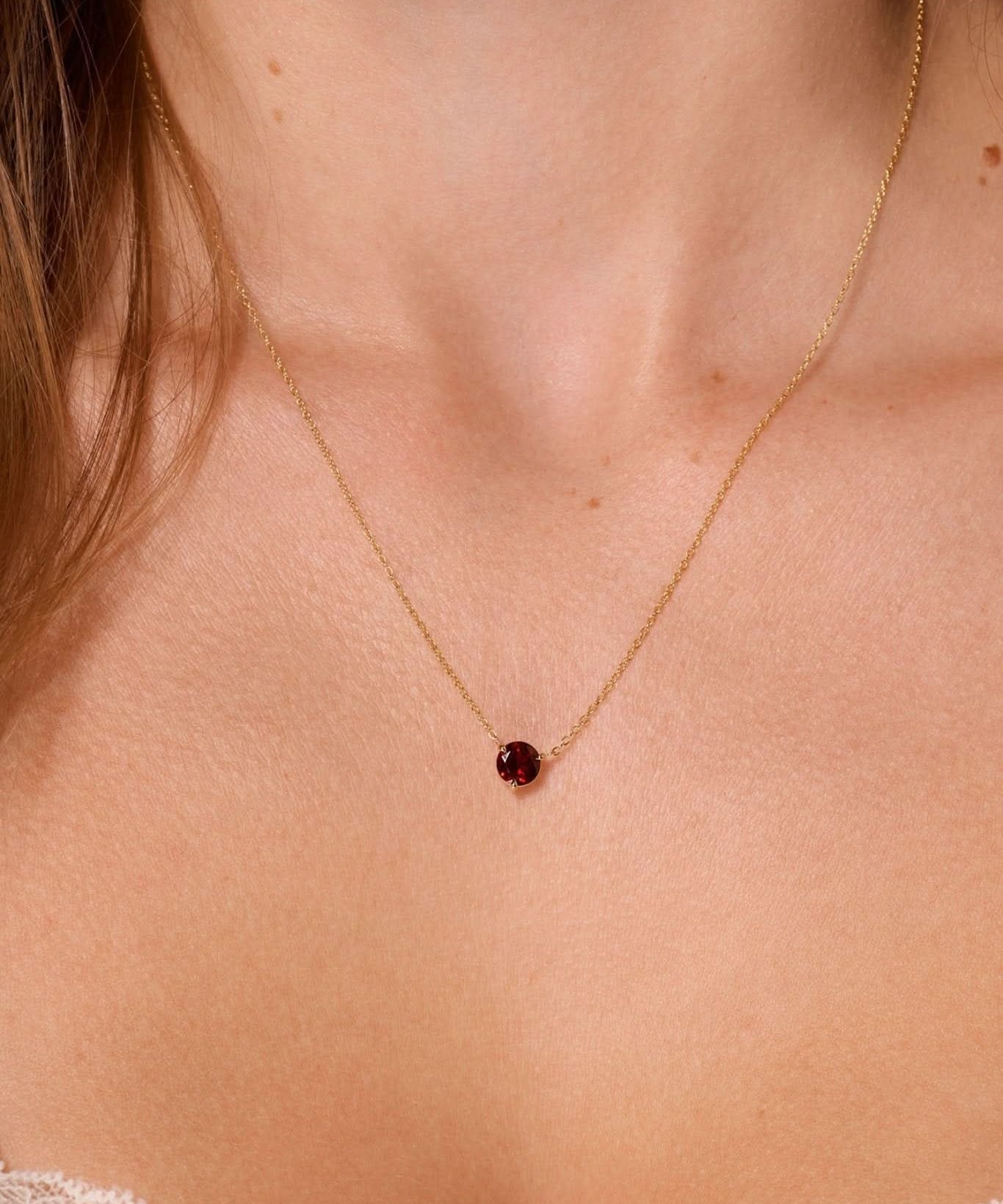 Garnet Necklace - PBD Necklaces
