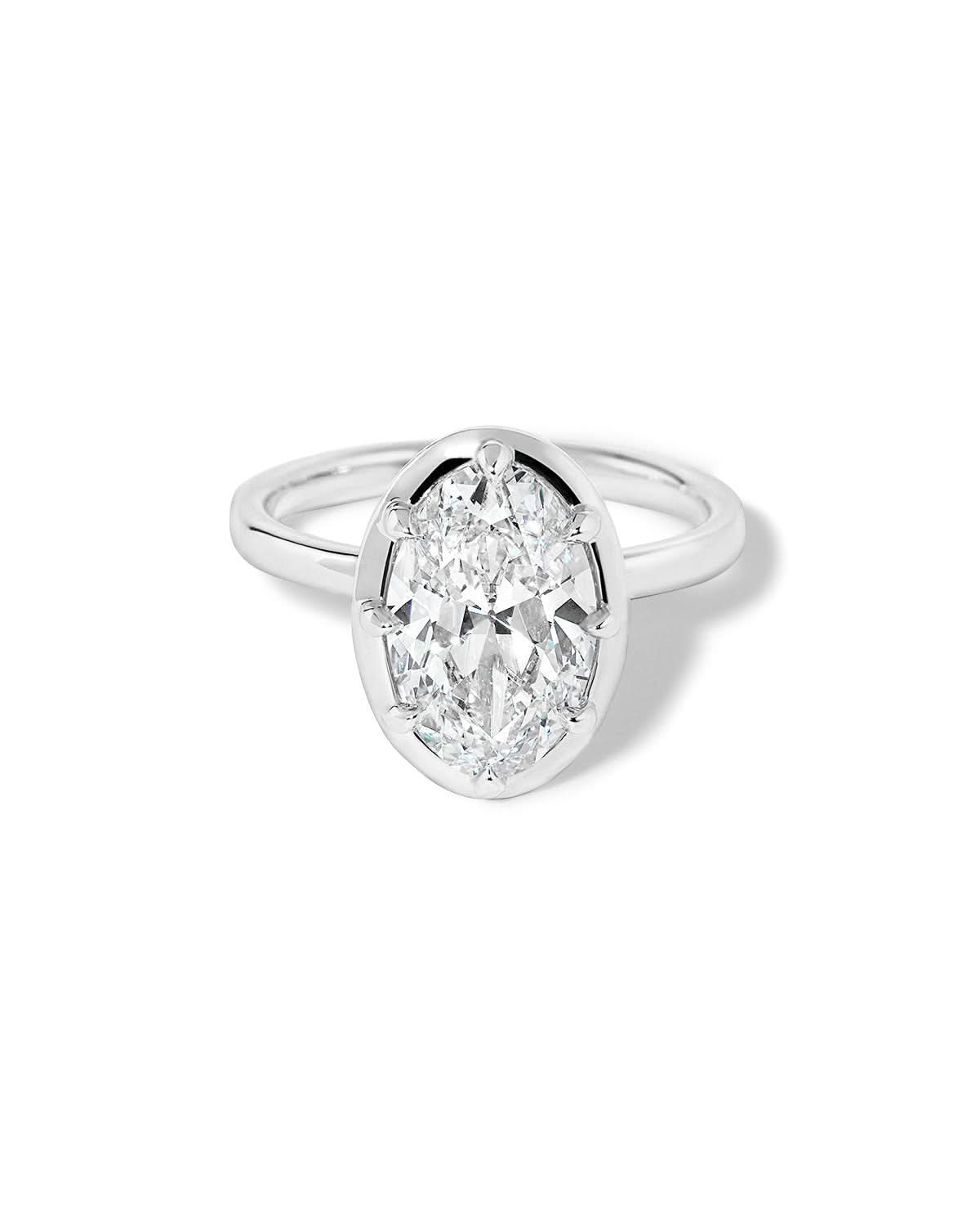 Georgia Oval High Polish - PBD Engagement Rings