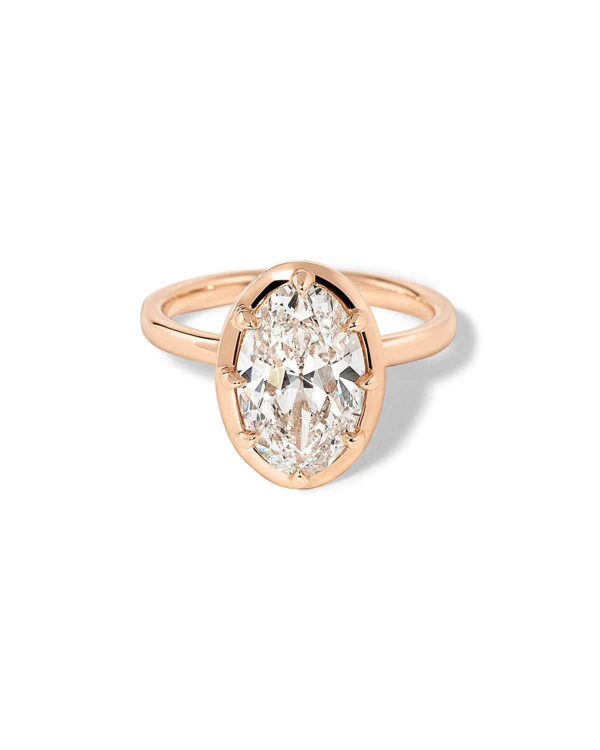 Georgia Oval High Polish - PBD Engagement Rings