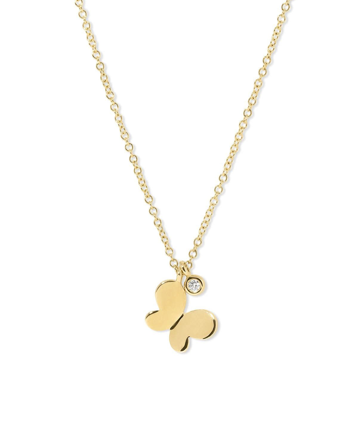 Gold Butterfly Necklace - PBD Necklaces
