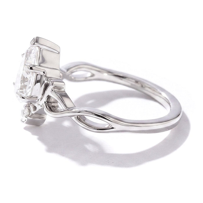 Twist engagement ring