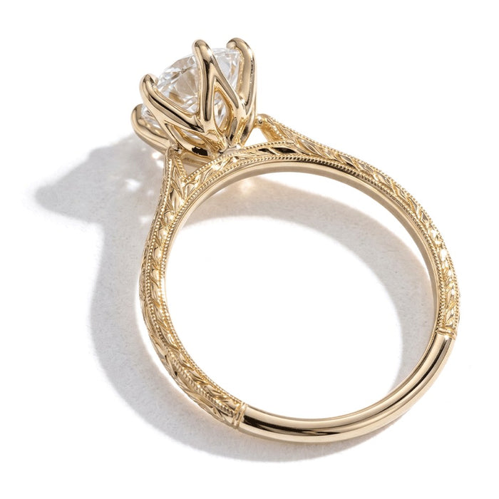 Cathedral engagement ring