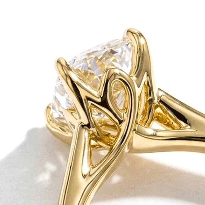Baby Petal Prongs engagement ring