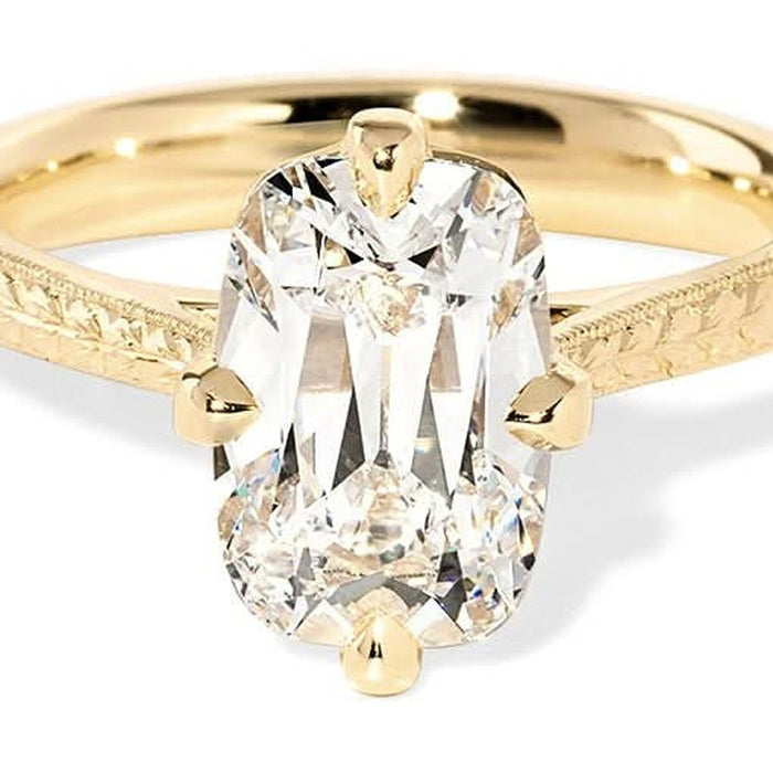 Compass Prongs engagement ring