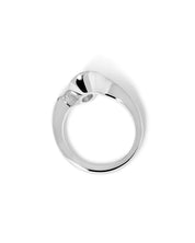Half Bezel Tension Set Engagement Ring - PBD Engagement Rings