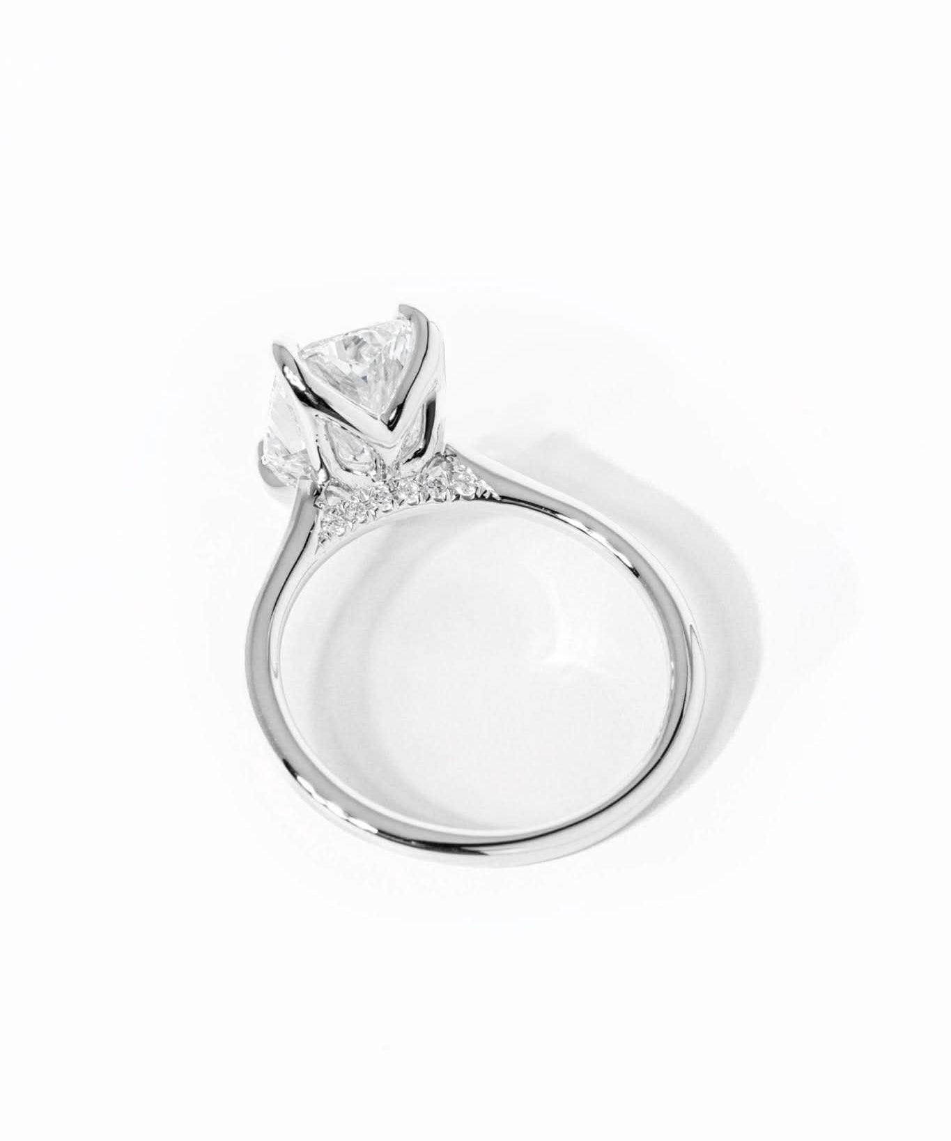 Hana Elongated Cushion High Polish - PBD Engagement Rings