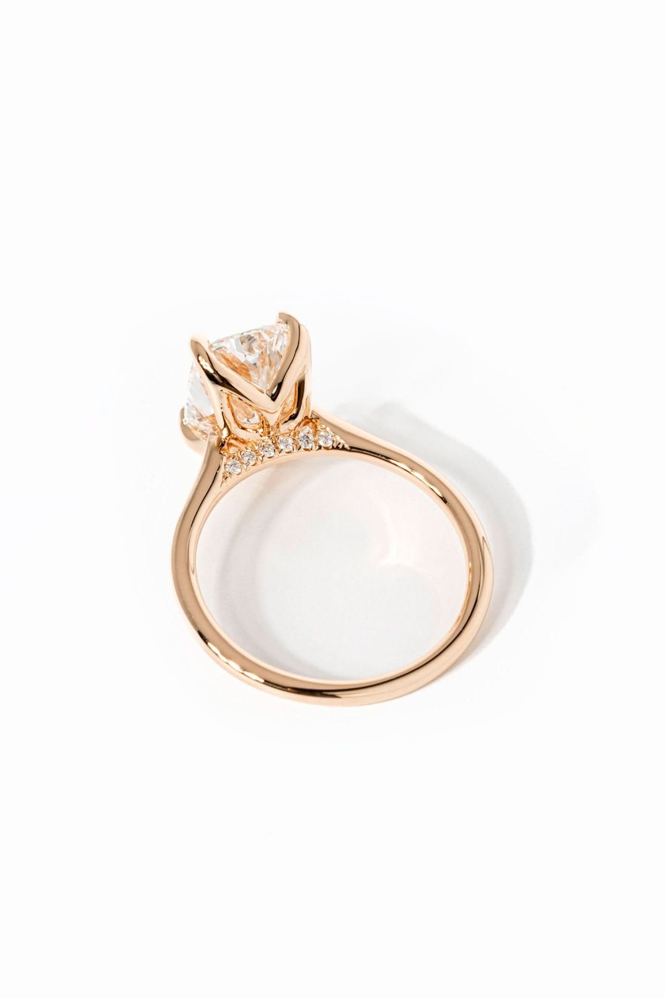 Hana Elongated Cushion High Polish - PBD Engagement Rings