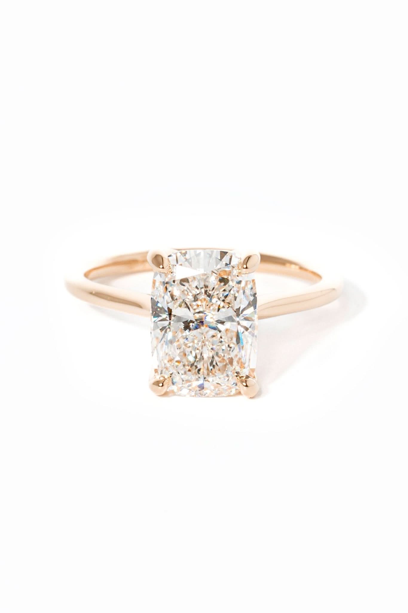 Hana Elongated Cushion High Polish - PBD Engagement Rings