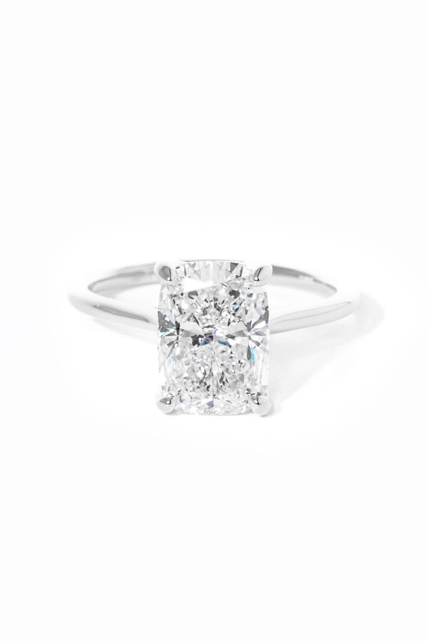 Hana Elongated Cushion High Polish - PBD Engagement Rings