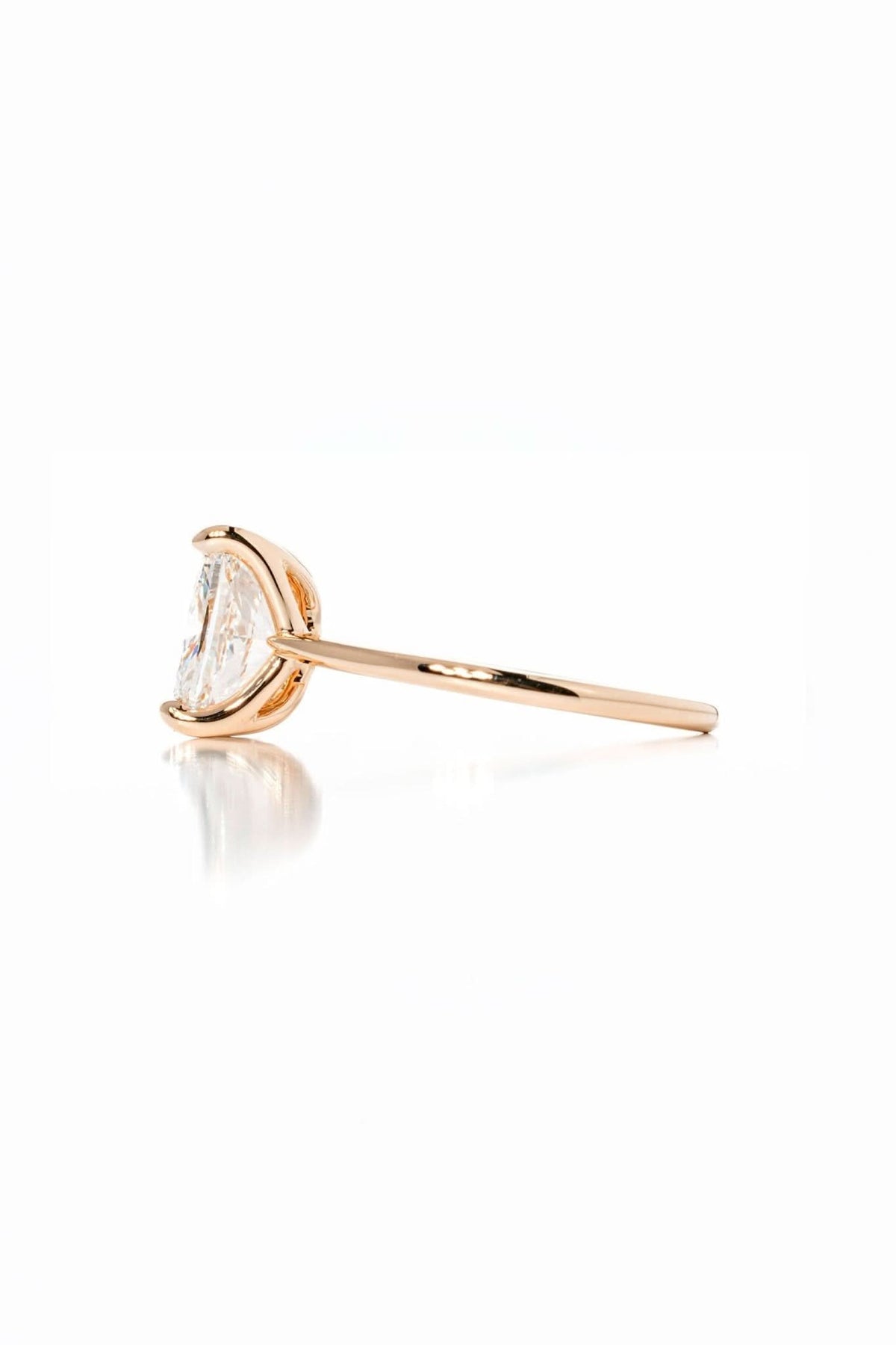 Hana Elongated Cushion High Polish - PBD Engagement Rings