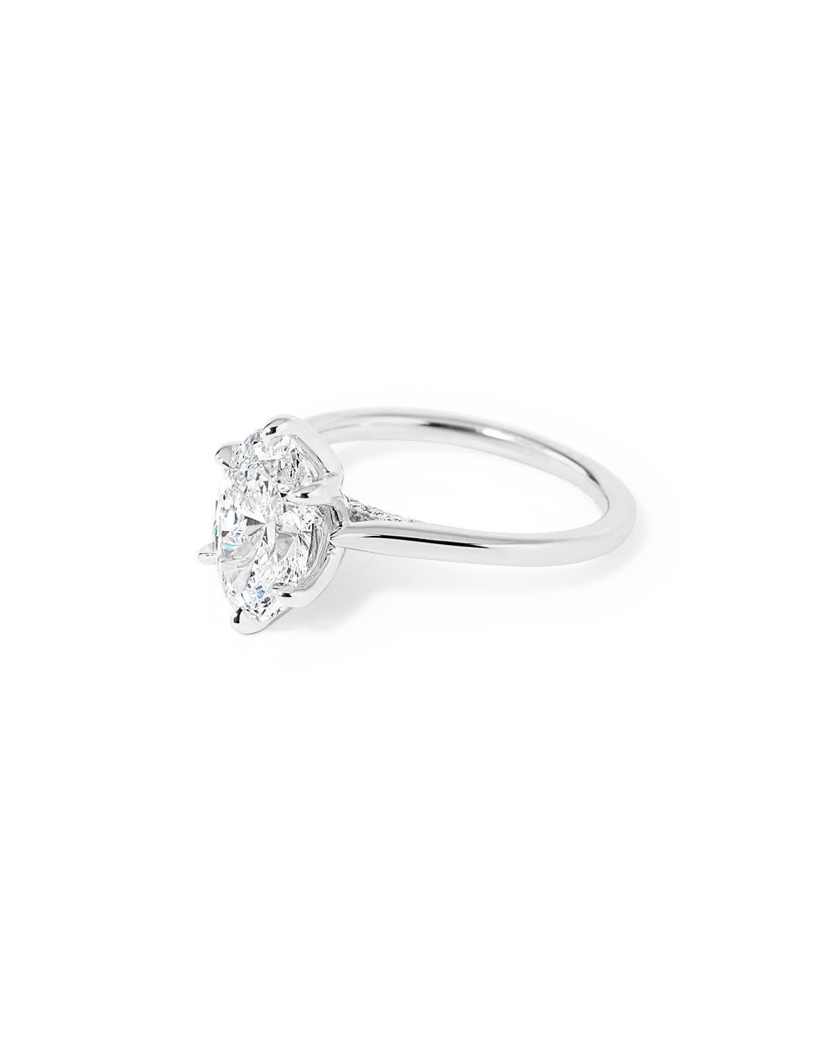 Hana Oval High Polish - PBD Engagement Rings