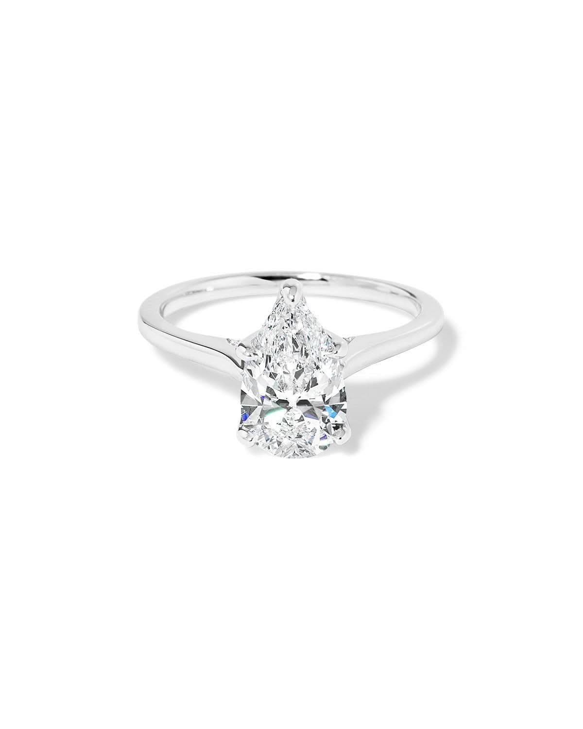 Hana Pear High Polish - PBD Engagement Rings