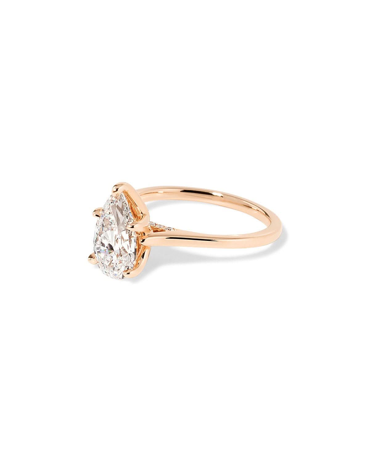 Hana Pear High Polish - PBD Engagement Rings