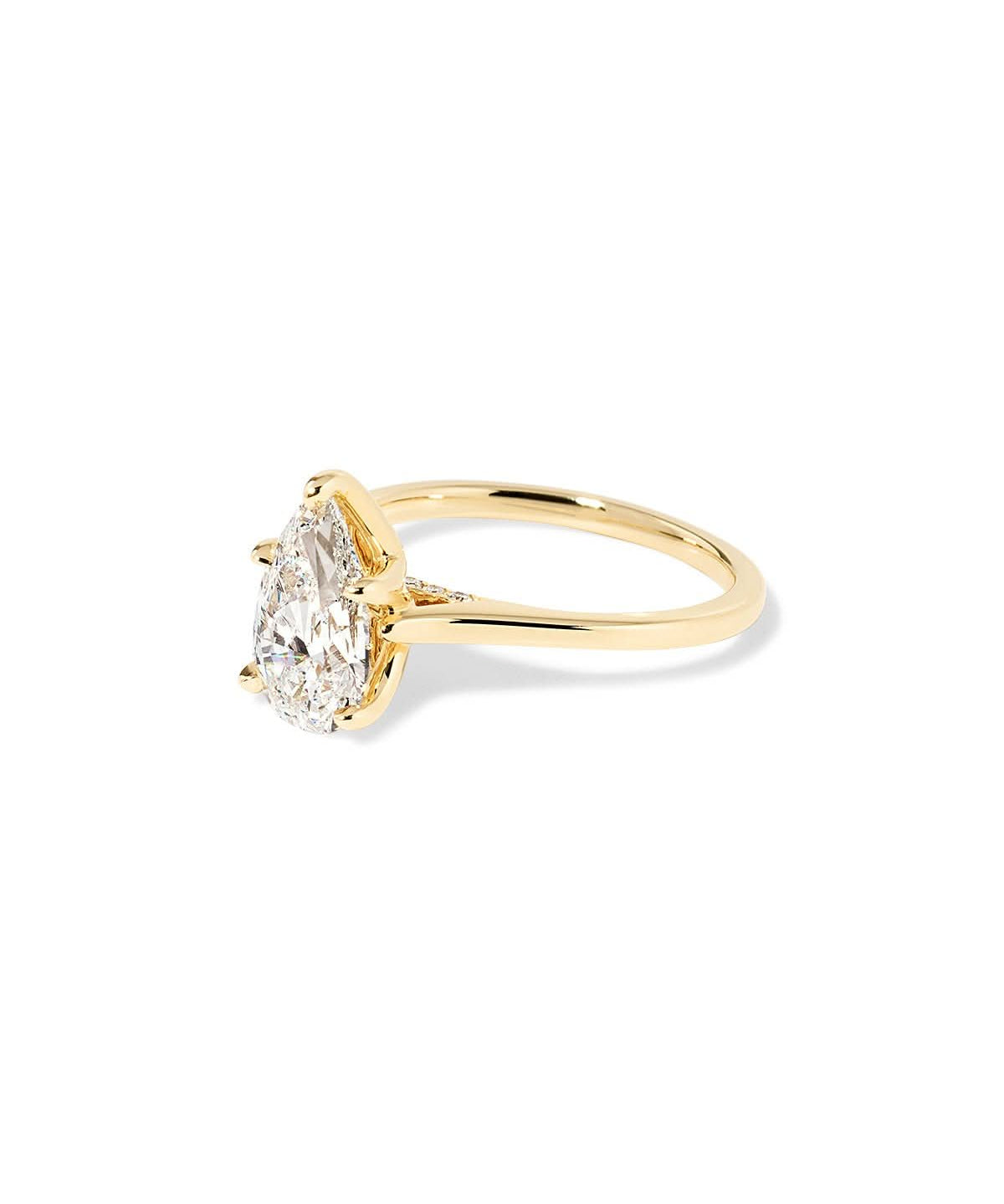 Hana Pear High Polish - PBD Engagement Rings
