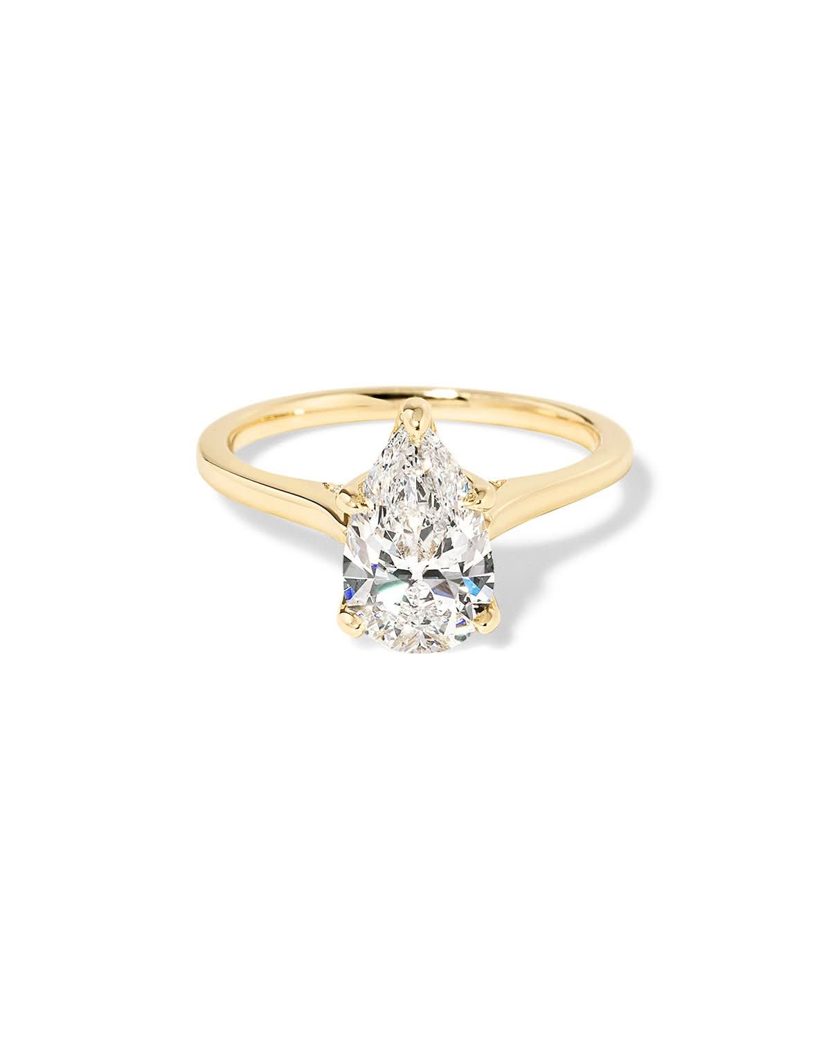 Hana Pear High Polish - PBD Engagement Rings